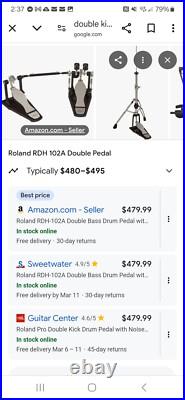Roland RDH-102A Pro Double Kick Drum Pedal