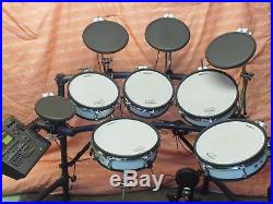 Roland TD-10 Electric Drum Set with pdp double bass pedals Roc N Soc Thrown