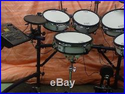 Roland TD-10 Electric Drum Set with pdp double bass pedals Roc N Soc Thrown