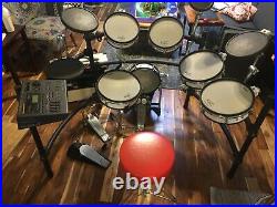 Roland TD-10 Electronic Drum Kit with Zildjian cymbals, amp, double base