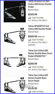 Roland TD 11 ELECTRONIC DRUMSET With IRON COBRA DOUBLE PEDAL