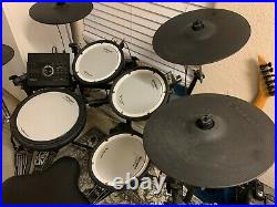 Roland TD-17KVX Electronic Drum Kit with Hi-Hat Stand, double bass pedal & throne