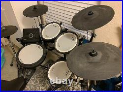 Roland TD-17KVX Electronic Drum Kit with Hi-Hat Stand, double bass pedal & throne