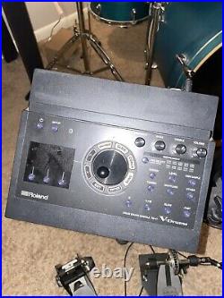 Roland TD-17KV Electronic Drum Set With Double Base Pedal USED