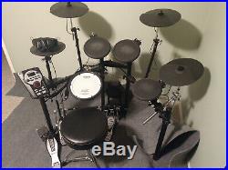 Roland V-Drums TD-11K Electronic Drum Set with Double Bass Pedal, Throne, and more