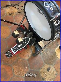 Roland V-Stage Drums TD-12 Electronic Drum Set DW 5000 Double Pedal Hi Hat +more