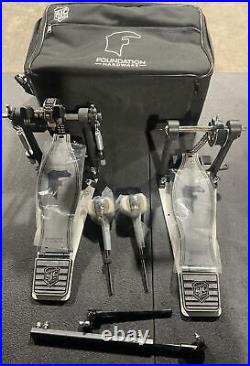 SJC Foundation-X Double Bass Drum Pedal withBag