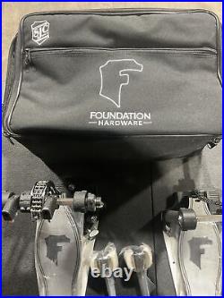 SJC Foundation-X Double Bass Drum Pedal withBag