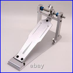 Silver High-quality Drum Kit With Double Pedals Jazz Drum Double Pedal Metal