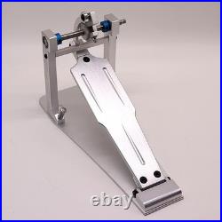 Silver High-quality Drum Kit With Double Pedals Jazz Drum Double Pedal Metal