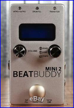 Singular Sound BeatBuddy Mini2 Drum Machine Guitar Effect Pedal+Dual Footswitch