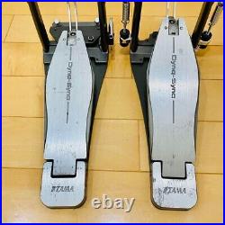 TAMA Dyna-sync Double Bass Drum Pedal HPDS1TW Used Test Completed Good Condition