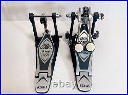 TAMA HP600DTW Iron Cobra 600 Bass Drum Double Pedal Twin Pedal Used Japan