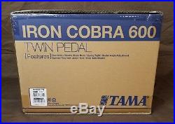TAMA HP600DTW Iron Cobra Double Bass Drum Pedal New! Free Shipping