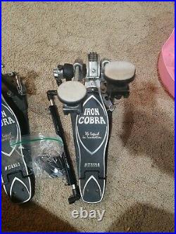 TAMA HP900PWN Iron Cobra 900 Power Glide Double Bass Drum Pedal Used