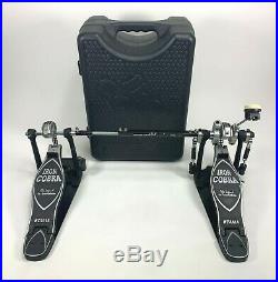 TAMA IRON COBRA Power Glide Double Bass Drum Foot / Kick Pedal with Hard Case
