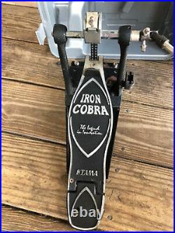 TAMA IRON COBRA Power Glide Double Bass Drum Pedal Set with Case EXC