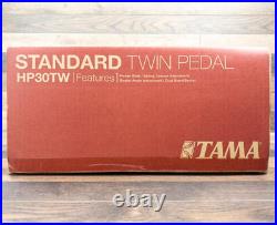 Tama HP30TW Standard Double/Twin Bass Drum Pedal with Power Glide Offset Cam