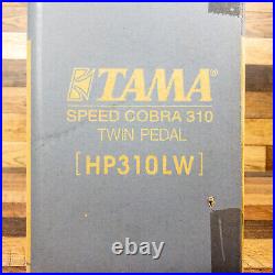 Tama HP310LW Speed Cobra 310 Double/Twin Bass Drum Pedal with Long Footboard