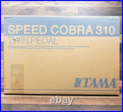 Tama HP310LW Speed Cobra 310 Double/Twin Bass Drum Pedal with Long Footboard