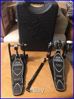 Tama Iron Cobra 900 Power Glide Double Bass Drum Pedal with molded Storage case