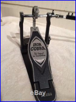Tama Iron Cobra 900 Rolling Glide Double Bass Drum Pedal, Near Mint