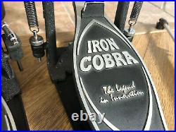Tama Iron Cobra Bass Drum Double Pedal Power Glide + Drum Key and Case