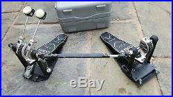Tama Iron Cobra Double Bass Drum Pedal Rolling glide with hard carry case