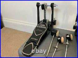 Tama Iron Cobra Double Bass Drum Pedal and Case