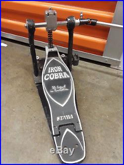 Tama Iron Cobra Double Bass Pedal Kick Drum Chain Drive Glide