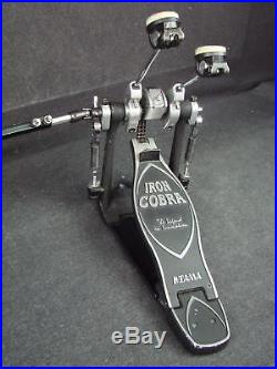 Tama Iron Cobra Double Kick Drum Pedal Power Glide Double Bass Pedals