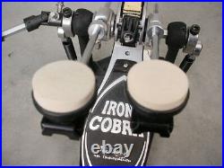 Tama Iron Cobra Flexiglide Belt Drive Double Bass Drum Pedal, Rare