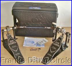 Tama Iron Cobra Power Glide Double Bass Drum Pedal & Case (dual/kick/twin/foot)