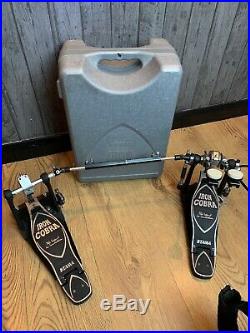Tama Iron Cobra Power Glide Double Bass Drum Pedal With Case #204