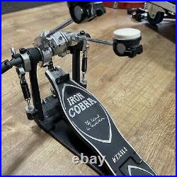 Tama Iron Cobra'Power Glide' Double Bass Drum Pedal With Case #645