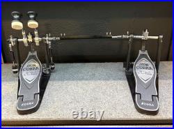 Tama Used Lefty Iron Cobra Power Glide Double Bass Pedal with Case Tama Used Lefty Iron Cobra Power Glide Double Bass Pedal with Case