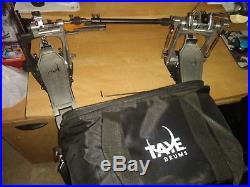 Taye Metal Double Bass Drum Pedal. Used