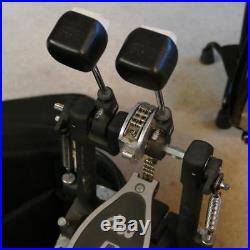Used DW 8000 Double Bass Drum Pedal & Case