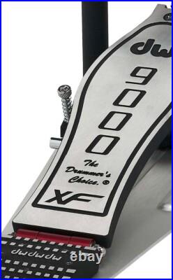Used DW 9000 Double Chain Drive Extended Footboard Single Pedal DWCP9000XF