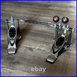 Used Pearl Eliminator Redline Double Bass Drum Pedal Belt Drive Very Good-DCP