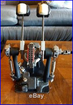 Used Pearl Powershifter Eliminator P-2002C Double Bass Drum Pedal with Pearl Case