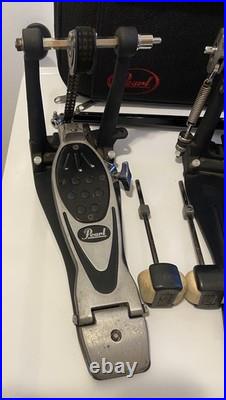 VTG PEARL P-2002C Black POWER SHIFTER DOUBLE BASS PEDAL CHAIN DRIVE N Case
