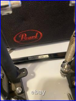 VTG PEARL P-2002C Black POWER SHIFTER DOUBLE BASS PEDAL CHAIN DRIVE N Case