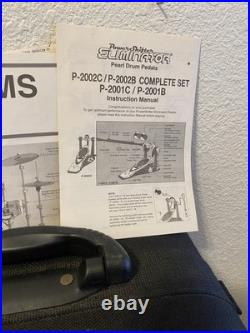 VTG PEARL P-2002C Black POWER SHIFTER DOUBLE BASS PEDAL CHAIN DRIVE N Case