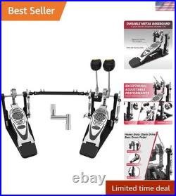Versatile Double Bass Drum Pedal with Customizable Features for All Genres