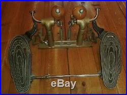 Very Rare Vintage Australian Sleishman Double Bass Drum Pedal