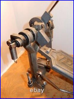 Vintage Ludwig Bass Drum Pedal Singled Out Double Pedal Chain Drive