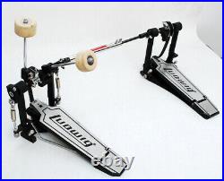 Vintage Ludwig Double Bass Drum Kick Pedal Taiwan Chain Drive