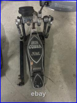 Vintage Tama Iron Cobra Double Bass Drum Pedal P900 Double Chain L@@K