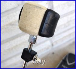 Vintage Tama Iron Cobra Single Bass Drum Pedal Black Plate Double Chain Drive